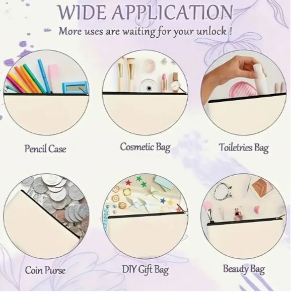 Tarot Mystical Art Makeup Zip Bag NWT - Picture 5 of 5